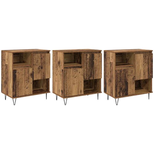  Kreveta 3 pcs Staro drvo 60 x 35 x 70 cm Slike