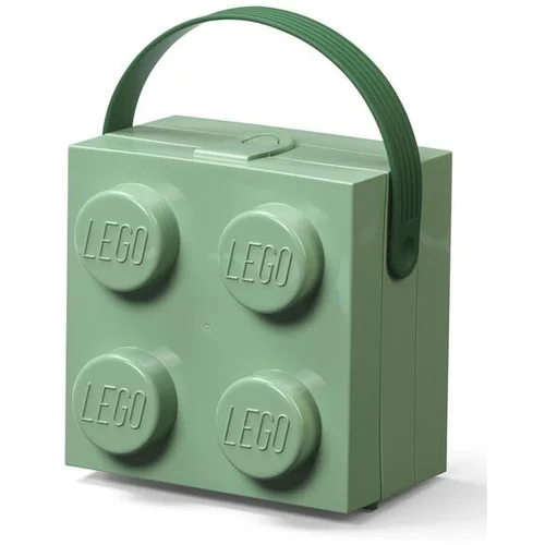 LEGO Storage HANDLE BOX Kutija za užinu, zelena, veličina