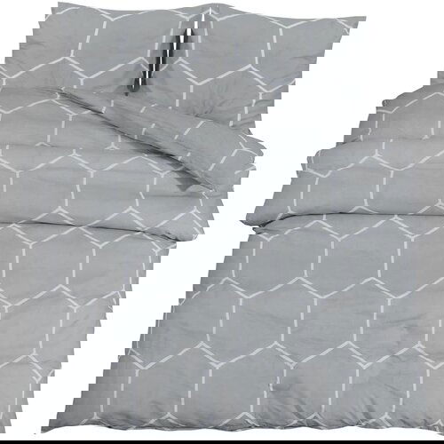 Maison Chic Komplet posteljnine - Posteljnina siva 200x200 cm bombaž, (21786785) Cene