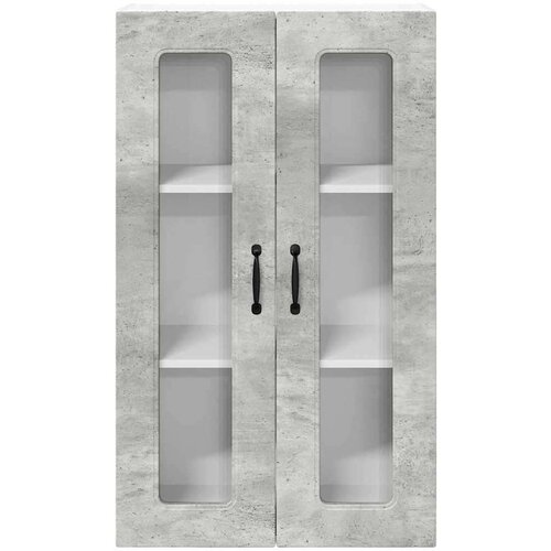 VidaXL zidni kuhinjski ormarić zidne betonski sivi 60 x 31 x 100 cm Slike