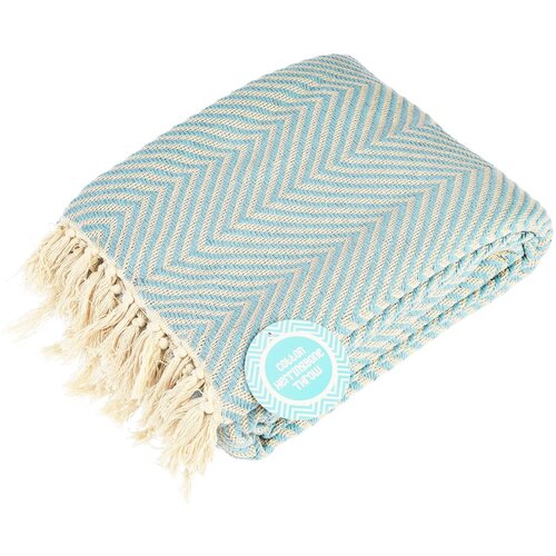 Rex London Pamučna deka 150x235 cm Herringbone - Slike