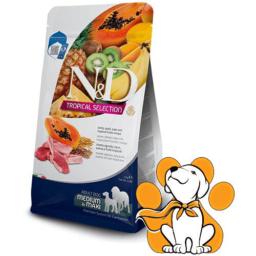 N&d TROPICAL Lamb Medium and Maxi 10 kg Hrana za pse Cene