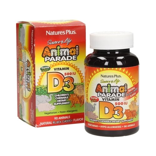 Nature's Plus animal Parade Vitamin D3 500 IU Cene
