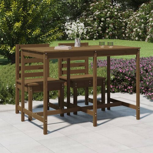 vidaXL Vrtni stol boja meda 159 5 x 82 5 x 110 cm od masivne borovine Cijene