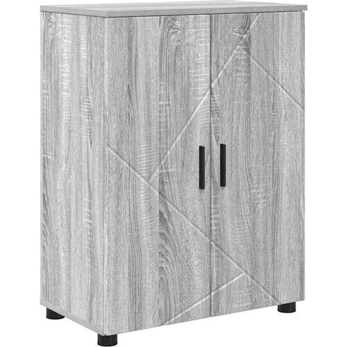 VidaXL Kupaonski ormar s policom Sivi hrast sonoma 60 x 35 x 80 cm Slike