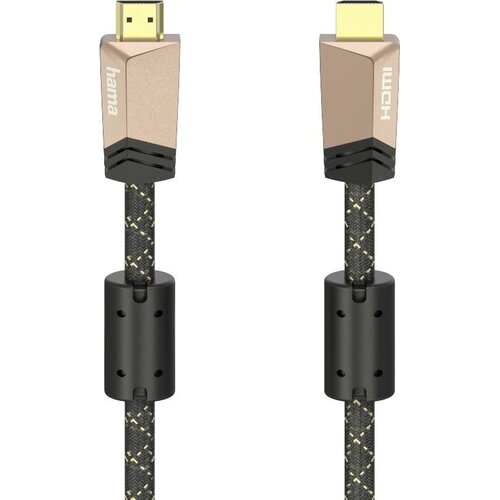 Hama HDMI priključni kabel HDMI-A vtič\, HDMI-A vtič 3.00 m rjava 00205026 #####4K UHD HDMI kabel, (20419538) Cene