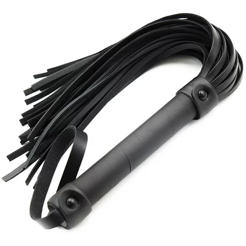 LATETOBED BDSM Line Neoprene Style Flogger 48.5cm Black