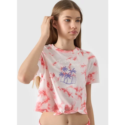 4f Girls' T-shirt with print - multicolored