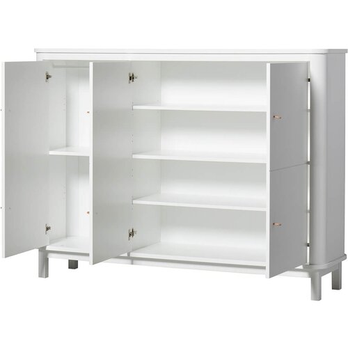 Oliver Furniture&amp;reg; trodijelna komoda multi white Slike