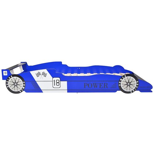  Dječji krevet trkaći auto 90 x 200 cm plavi Slike
