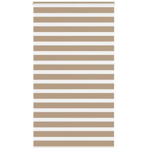 vidaXL Zebra zavjesa Pješčano smeđa 125x230 cm Širina tkanine 120 9 cm Poliester - Pješčanosmeđa 125 x 230 cm Cene
