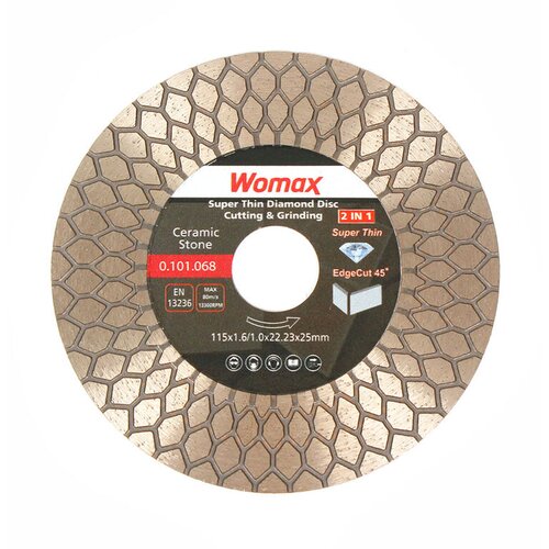 Womax Dijamantska rezna ploča, Segmentirana, 115x22.23mm Cene