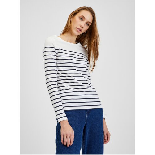 Orsay Black &amp;amp; White Women Striped T-Shirt - Women Slike