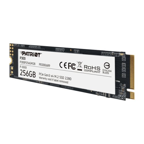 Patriot SSD 256GB M.2;P300 M.2 PCIe Gen 3 x4up to R/W : 1700/1100MB/s Cijene