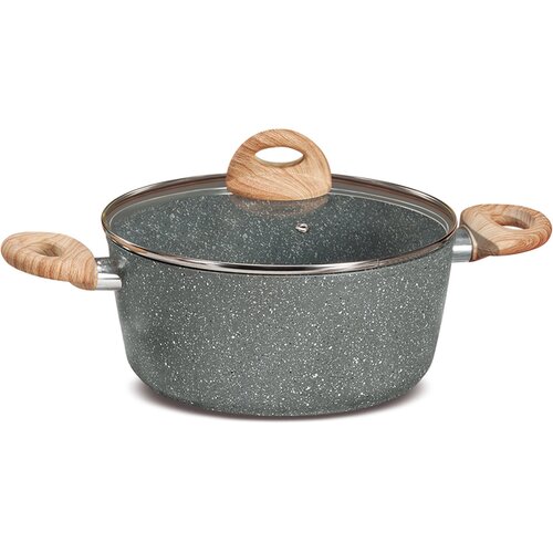 Ad trend kozica Stone Cook 24cm, 2 ročaja, indukcija, aluminij, prevleka proti prijemanju Cene