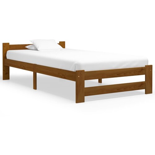 vidaXL Okvir za krevet od masivne borovine boja meda 100 x 200 cm Cene