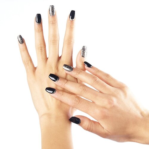 OHORA Semi Cured Gel Nail Strips N Party Night nalepke za nohte odtenek ND-041-G 1 kos Slike