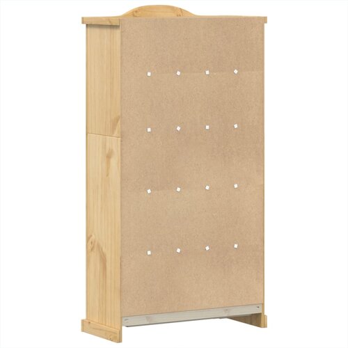  Vitrina sa staklom Corona 99x43x187 cm masivna borovina Slike