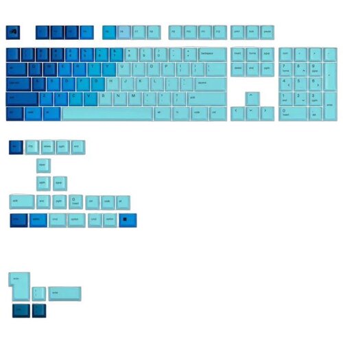 Glorious Keycaps GPBT Gradient Ocean (Kapice za tastaturu) Cene