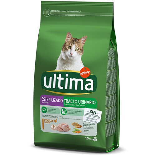 Affinity Ultima Ultima Cat Sterilized Urinary pi&scaron;čanec - 4,5 kg (3 x 1,5 kg) Cene