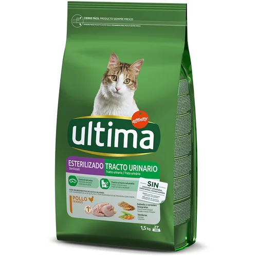 Affinity Ultima Ultima Cat Sterilized Urinary piščanec - 4,5 kg (3 x 1,5 kg)