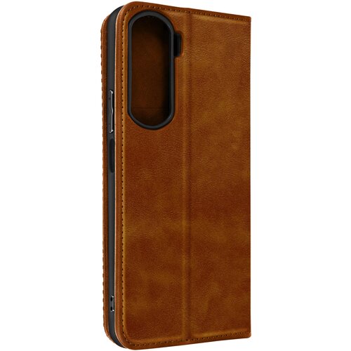 AVIZAR Ovitek Honor 90 Lite, preklopna denarnica - kolekcija CrossWeave Wallet Brown, (20686228) Cene