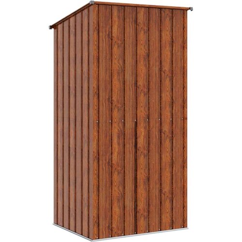  Vrtne &amp;scaron;upe Smeđa 103 x 86 x 200 cm Metal Slike