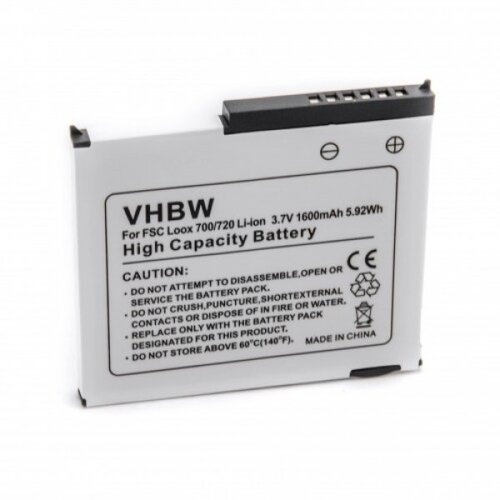 VHBW Baterija za Fujitsu Siemens Pocket Loox 700 / 710 / 720, 1600 mAh Cene