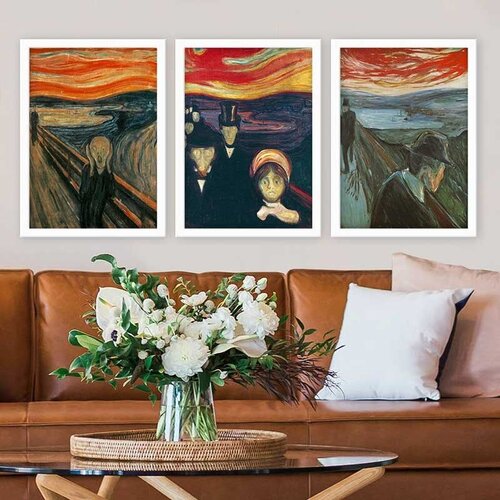 Wallity Set uramljenih slika 3BC_UN524494, 3 Dela Cene