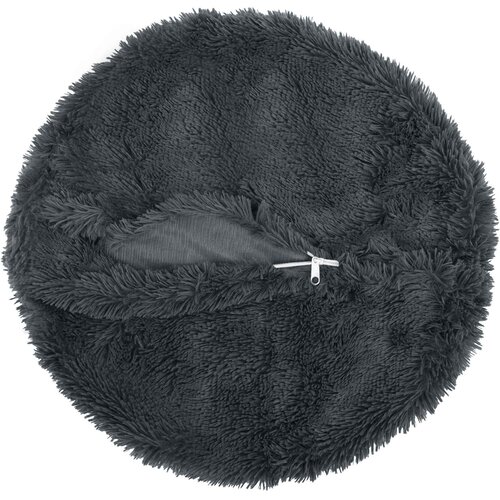  Presvlaka za jastuk 2 pcs HEERLEN Antracit &amp;Oslash; 50 cm PV flis Slike