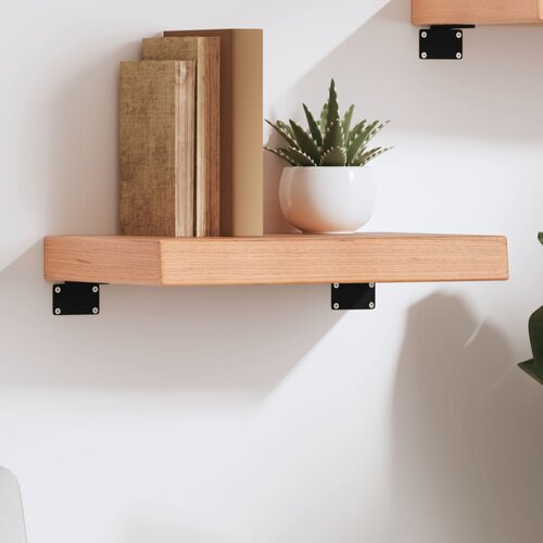 vidaXL Zidna polica svjetlosmeđa 40x30x(2-6) cm obrađena hrastovina Cijene
