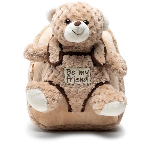 PERLETTI Dječji ruksak s pli&amp;scaron;anim medvjedićem Milly Bear, 26 cm Slike