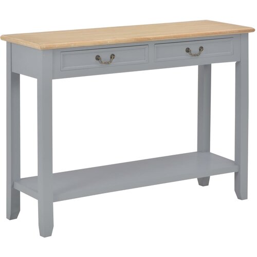  Konzolni stol sivi 110 x 35 x 80 cm drveni Cene