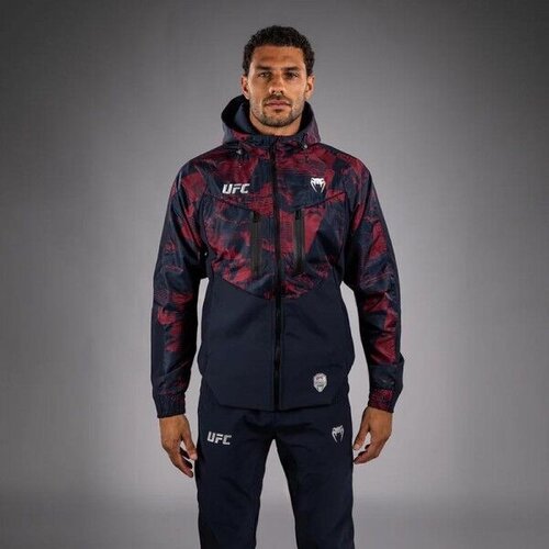 Venum Mu&amp;scaron;ki gornji deo trenerke UFC Zenith Authentic Fight Week, Bordo-crni Slike