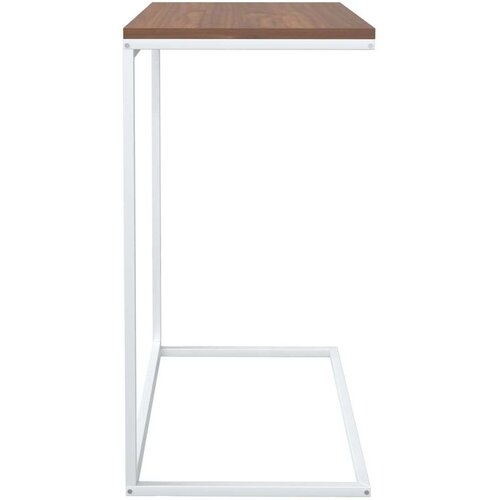 vidaXL Stranska mizica bela 55x35x66 cm konstruiran les Cene
