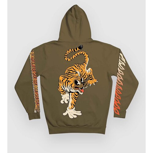 The Dudes Tiger Bear Classic Premium Pulover s kapuco british khaki Slike