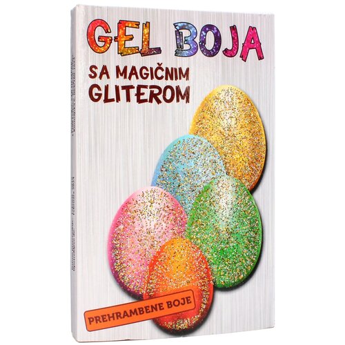 Nepoznato Gel boja za jaja sa magičnim gliterom Cene