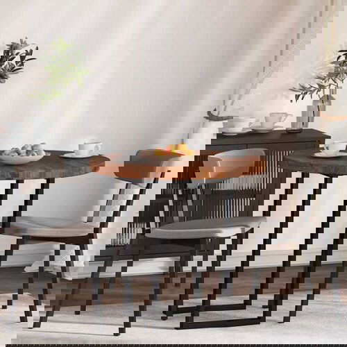 vidaXL Gornji dio stola Tamno smeđa Ø 80 x 4 cm Čvrsto drvo hrasta Cijene