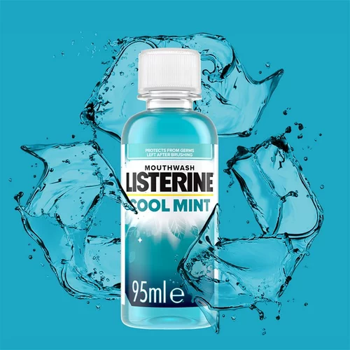 Listerine cool Mint Mouthwash vodice za ispiranje usta 95 ml