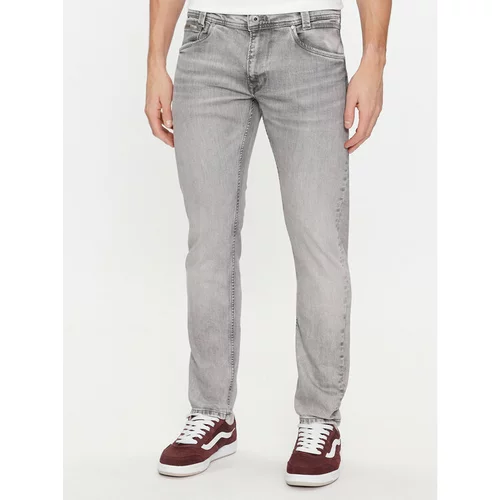 PepeJeans Jeans hlače PM207391 Siva Tapered Fit