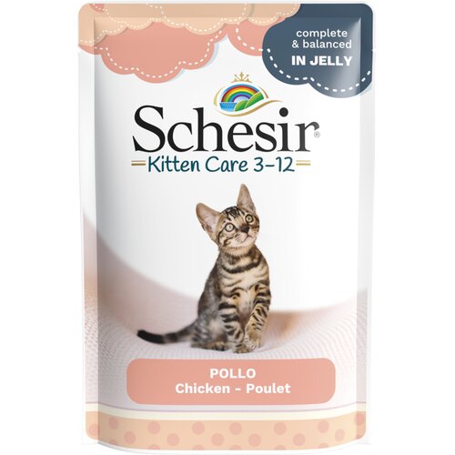 Schesir Ekonomično pakiranje Jelly vrećice 24 x 85 g - Kitten piletina Cijene