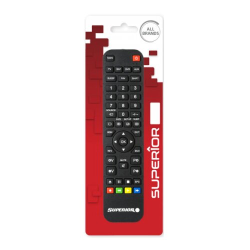 Daljinski upravljač za 1 uređaj, PC programiranje crne boje Cijene