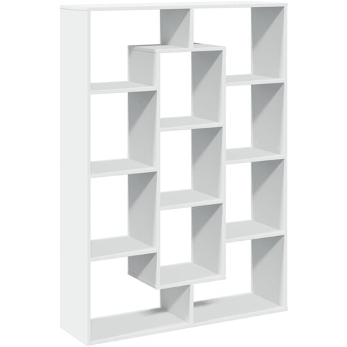 Maison Chic Knjižna omara - Knjižni regal bela 102x29x143 cm inženirski les, (21724774) Slike