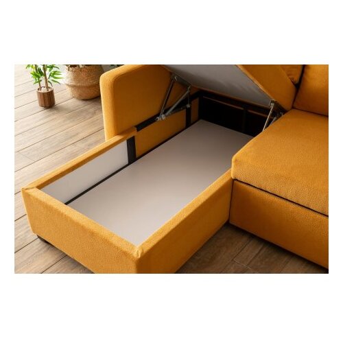 Atelier Del Sofa Ugaona sofa-krevet Kado Mustard Slike