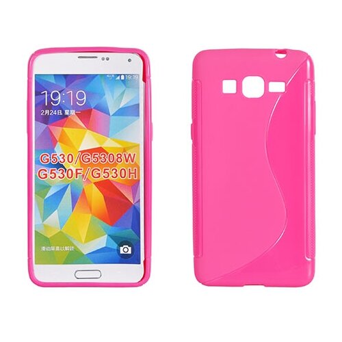  S silikonski ovitek Samsung Galaxy Grand Prime G5308 pink Slike