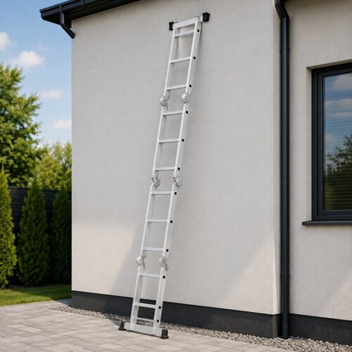 Norvel zglobne sklopive aluminijumske merdevine 4x3 stepenika do 3.75m ( KLK-LD-01 ) Cene