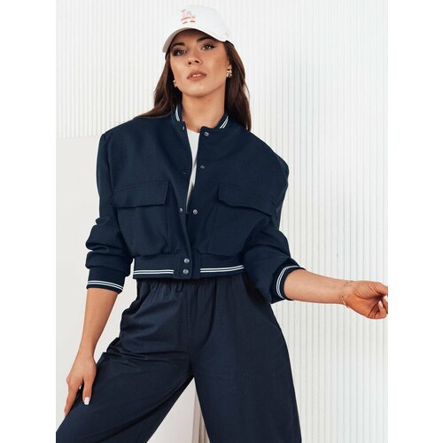 DStreet Women's bomber jacket CHOMP, navy blue Slike