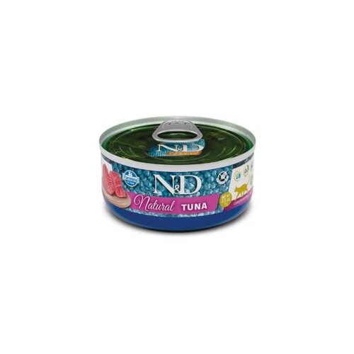 Farmina n&amp;amp;d natural can cat natural tuna 70g Slike