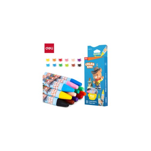 Deli VOŠTANE BOJICE JUMBO KRATKE COLOR KIDS 1/12 EC221-12 Cene