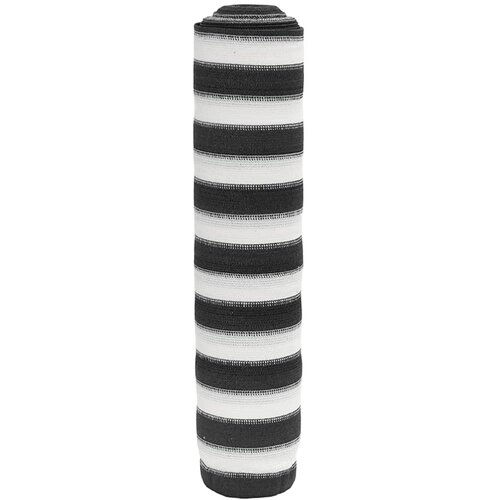 VidaXL Mreža za privatnost antracit-bijela 1,8 x 50 m HDPE 195 g/m&amp;sup2; Slike